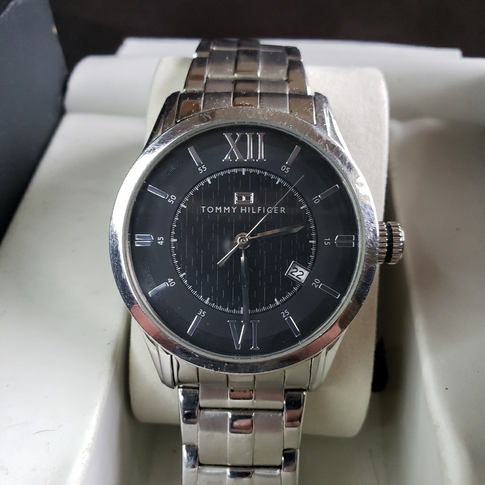 Silver Tommy Hilfiger watch